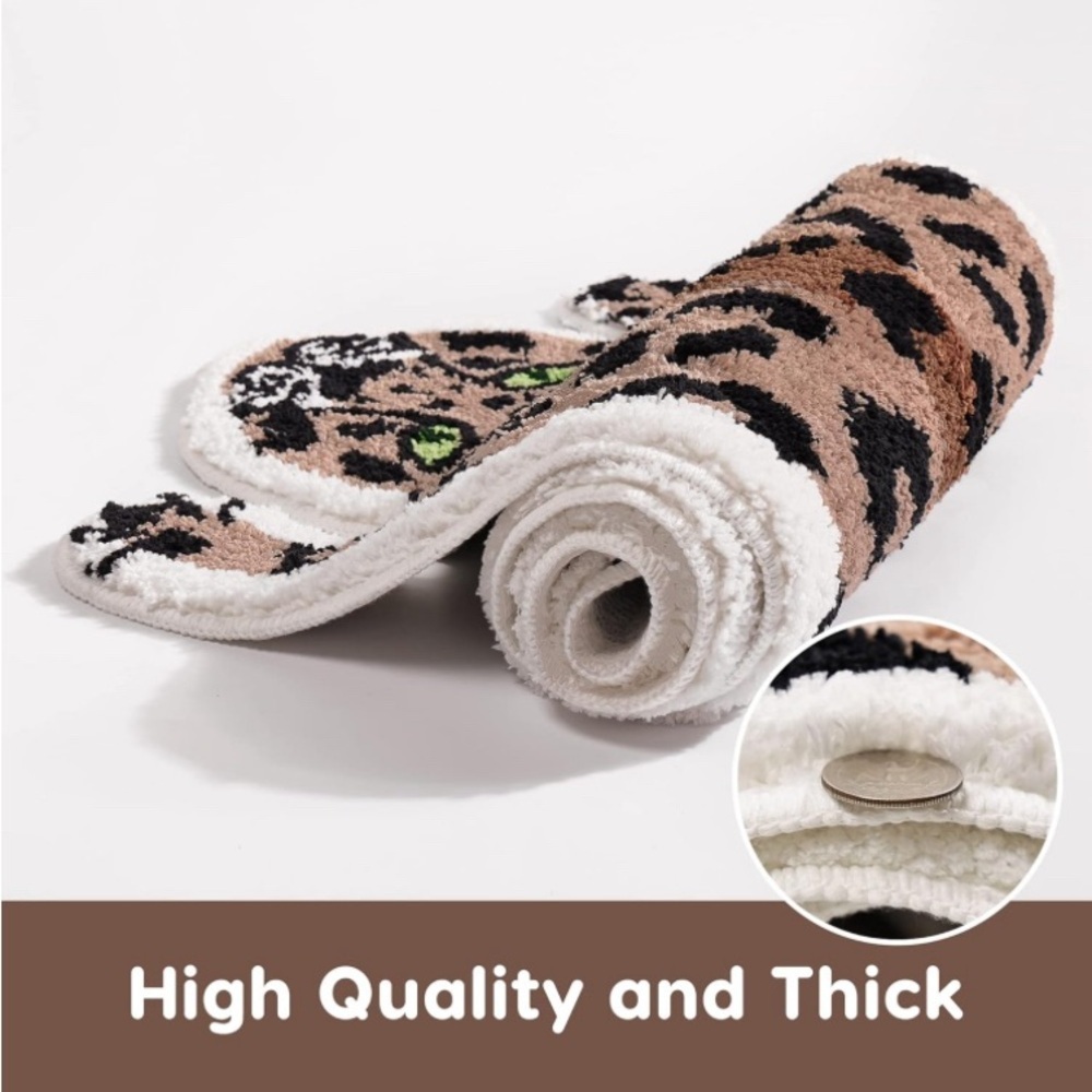 Leopard Non Slip Mat Rug - Picture 5 of 16